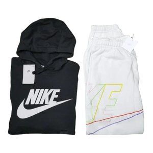 Nike Futura Club Fleece+ 2 PC Sweatsuit Men's Size XL Tracksuit Gift Set NWT